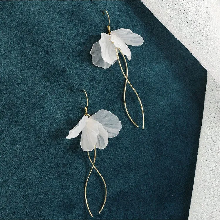 适合圆脸的耳环女夏款长款显瘦韩国气质网红百搭超仙气质耳钉