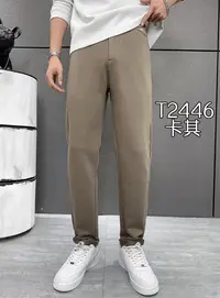 秋冬季常规款通勤风长裤休闲裤百搭裤子紧腰时尚