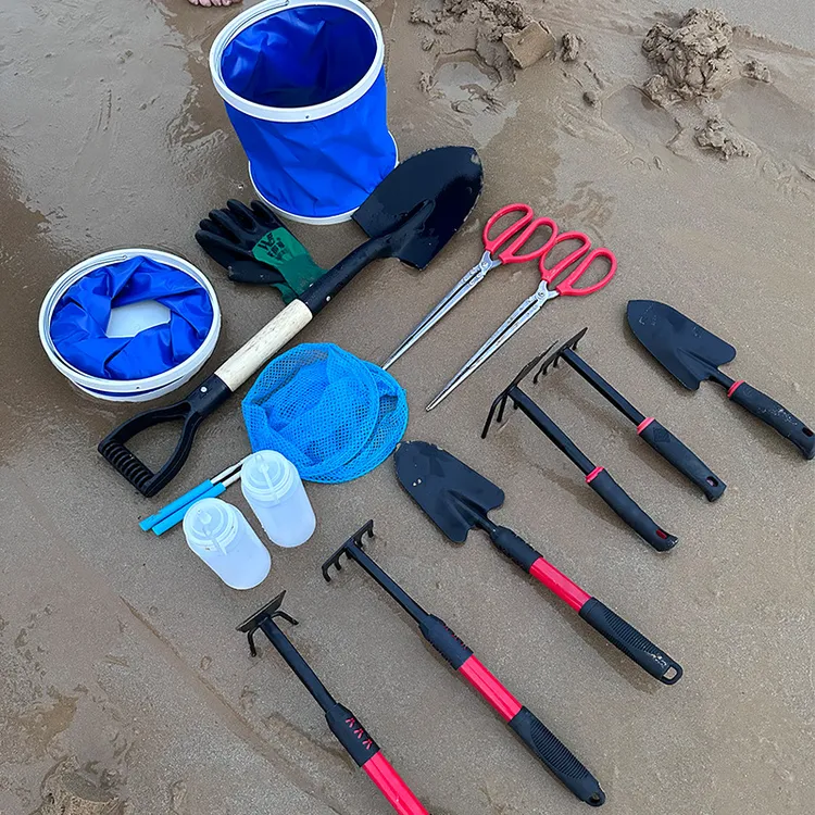 【双十一赶海狂欢】儿童赶海碳钢工具挖蛤蜊螃蟹夹子赶海耙子铲子