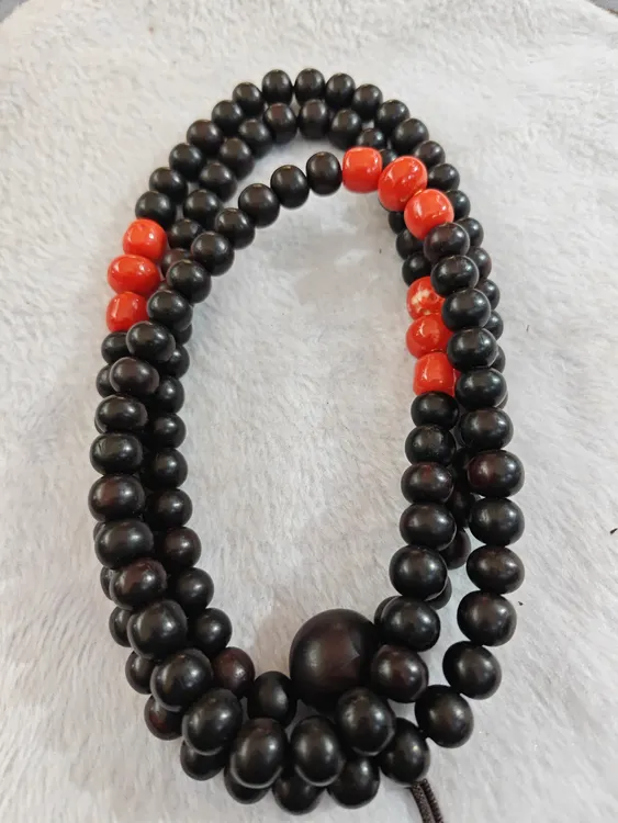 非金属木质项链 正宗印度小叶紫檀