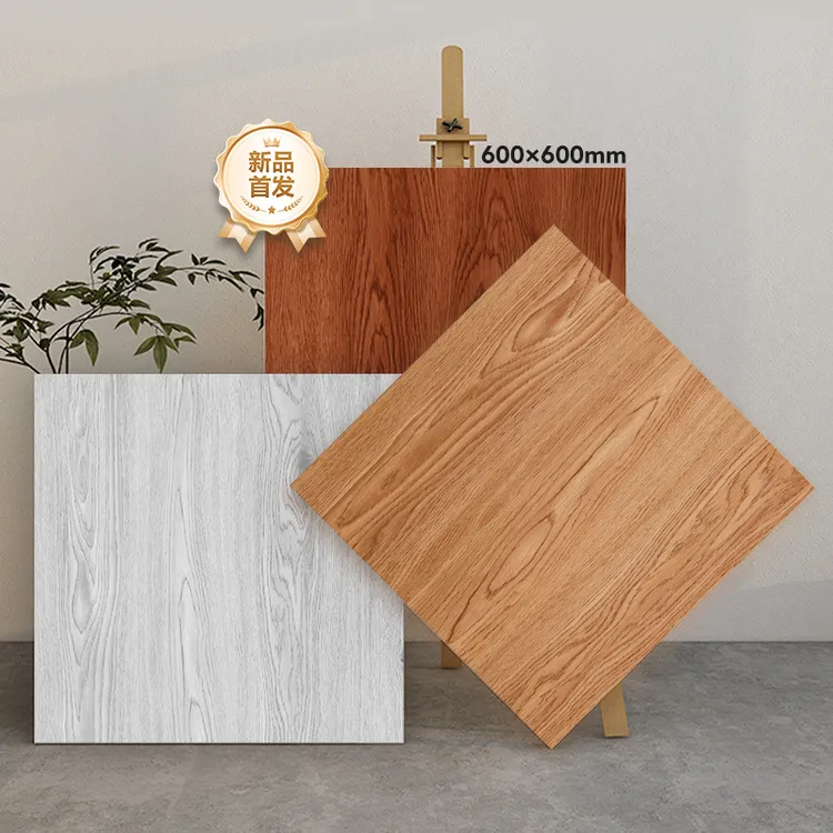 【加厚耐磨】60*60仿木纹防水防滑防潮加厚阻燃pvc石塑自粘地板贴