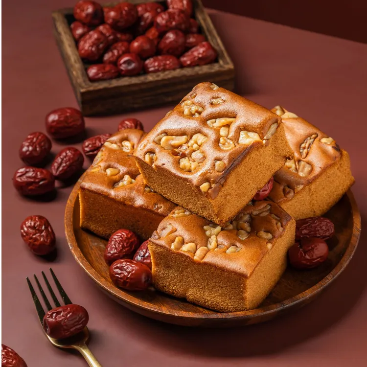 咔丽滋坚果核桃红枣糕切块蛋糕点心软糯面包早餐整箱代餐零食品