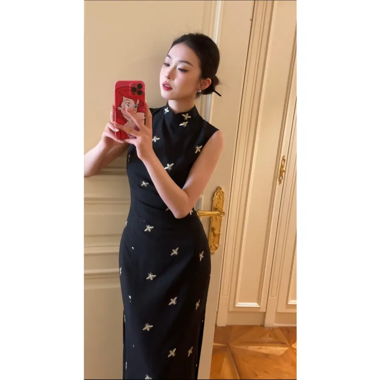 裁一经典绣花旗袍24-21