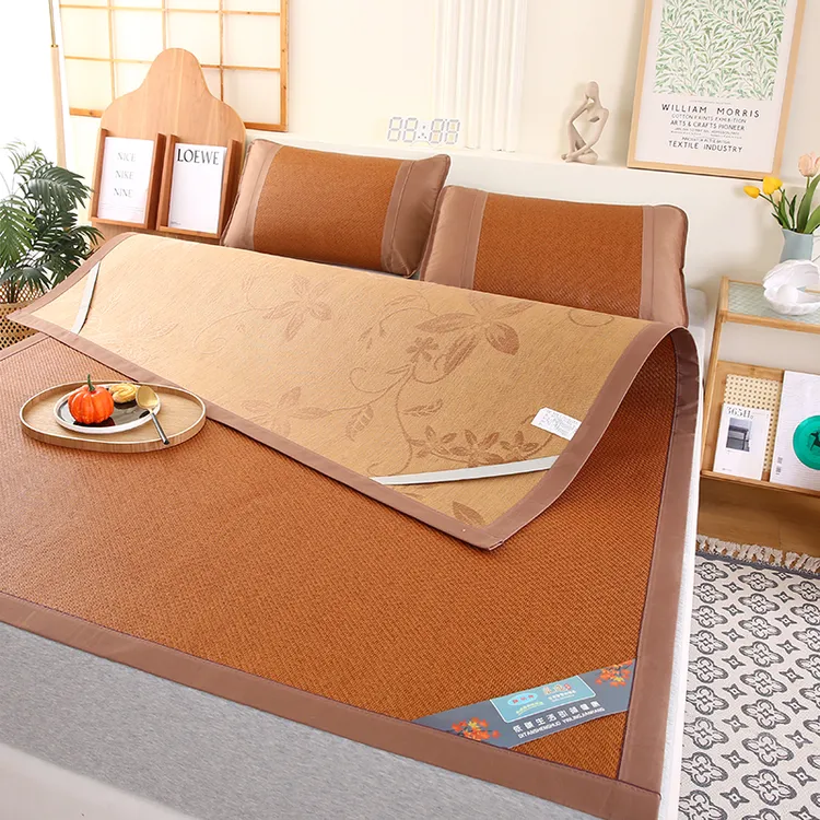 【亲肤双面】古藤亲肤席正面藤席背面冰丝柔软家用凉席藤凉席可折叠