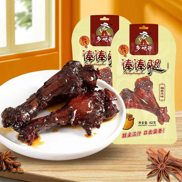 乡吧哥蜜汁鸭翅根福鼎蜜制卤味温州特产小吃乡巴佬解馋零食小鸭腿