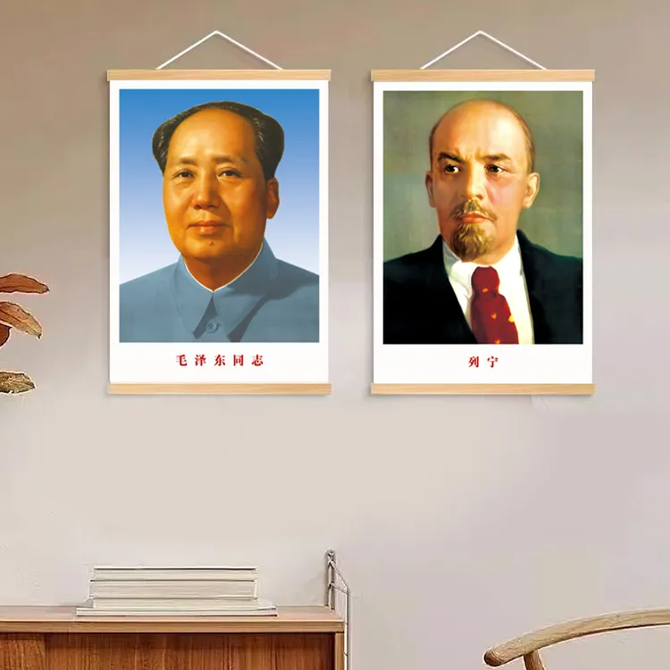 伟人画像肖像玄关办公室学校装饰画客厅大厅背景墙壁画伟人挂画