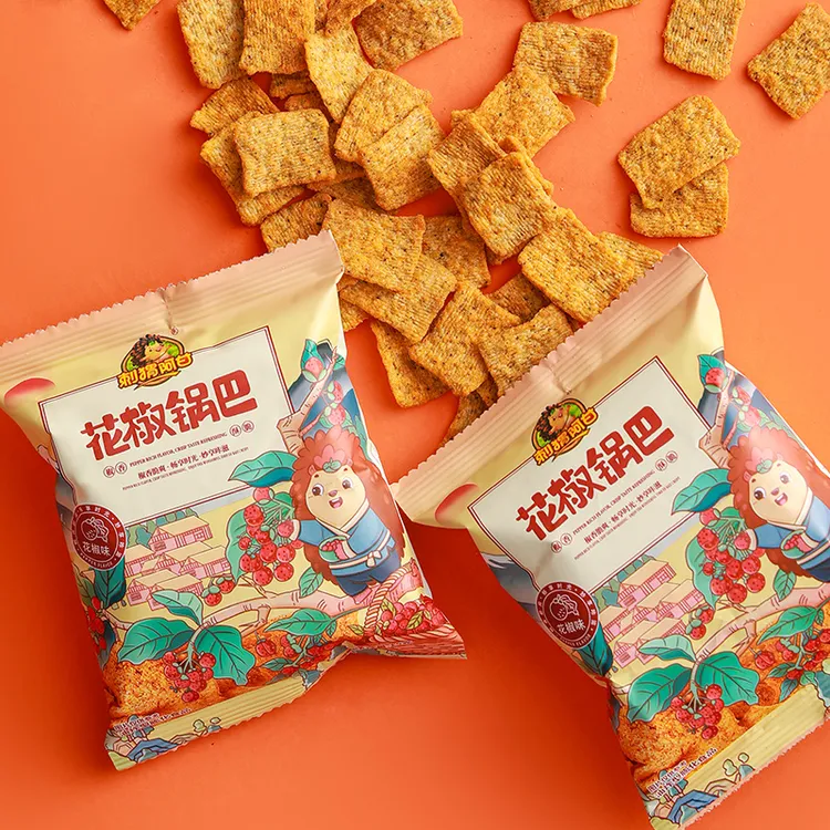 花椒锅巴网红零食15g/包花椒味浓郁麻辣酥脆解馋营养能量脂肪香味