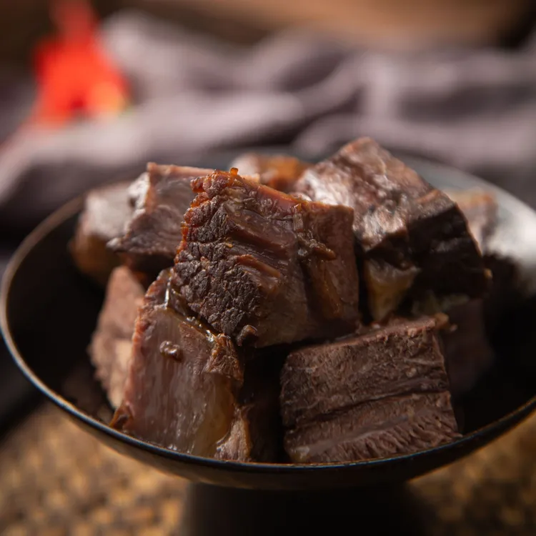 琦鑫卤牛肉云南高寒牧场小黄牛肉开袋即食方便嚼劲特色卤味醇香