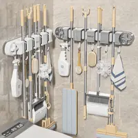 吸盘拖把夹壁挂神器家用拖把挂钩浴室卫生间免打孔强力承重拖把架