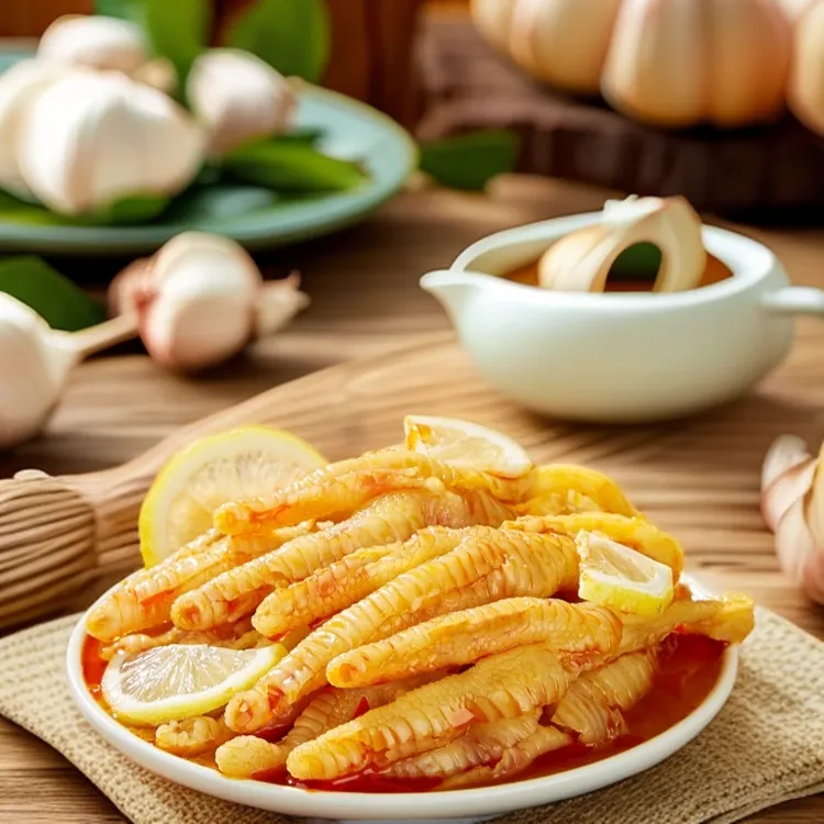 j【兴食尚】柠檬酸辣味 无骨鸡爪1000g/罐 劲道爽口开袋即食