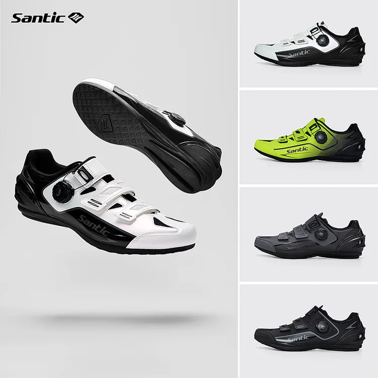 Santic/森地客无锁骑行鞋男非锁助力鞋山地自行车平底鞋加勒比2.0