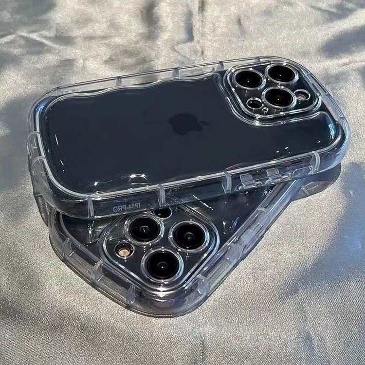 肥皂气垫防摔加厚iPhone15promax气垫7/8p适用苹果14手机壳xr/12