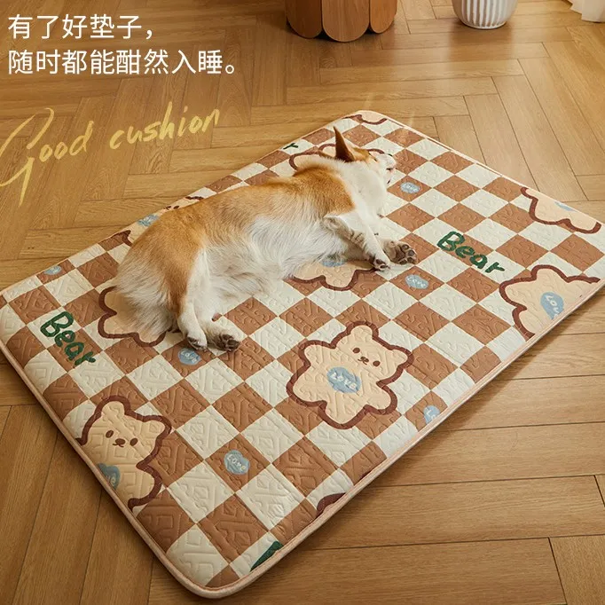 宠物垫子狗窝猫窝金毛柯基泰迪拉布拉多斗牛四季通用床地垫秋冬