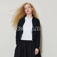 CAYLA24AW收身拉链卫衣中性风酷飒030