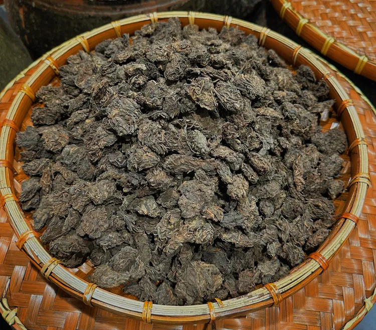 【明哥熟茶】2010年 永德老茶头 普洱熟茶 