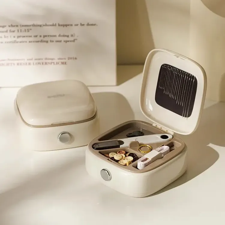 新款磁吸针线盒家用高质量便携宿舍家庭优质缝补实用套装收纳迷你