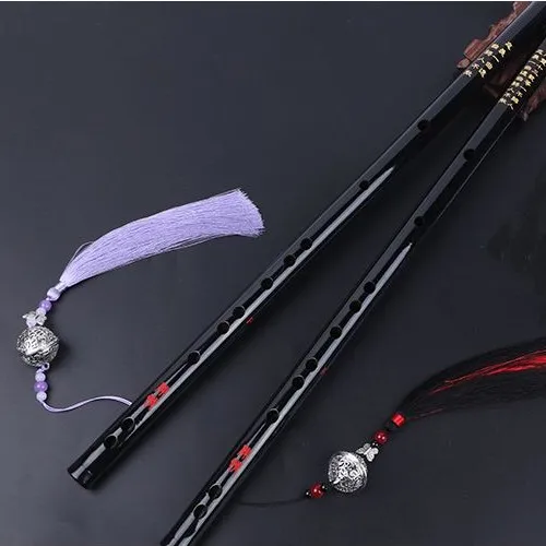 黑色古风竹笛横笛笛子 新手初学者学生成人入门零基础练习乐器