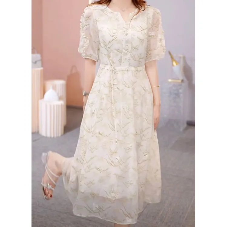 【铭悦定制】Z百Q871#夏季 新款 时尚 收腰 显瘦 气质修身 连衣裙