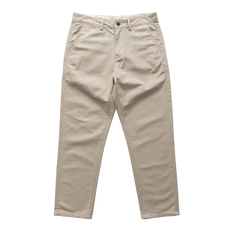 8501 纯棉休闲直筒裤2025新款男士阔腿裤基础经典款深灰长裤男裤