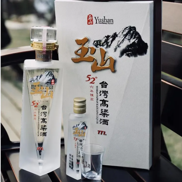 TTL/台湾烟酒股份有限公司玉山高粱酒六年陈高礼盒52度600ml+80ml