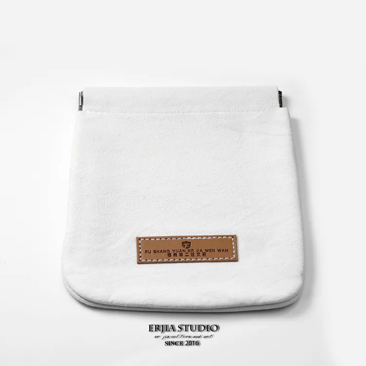 二佳文玩『文玩袋』麂羊皮手工文玩保养文玩收纳袋核桃盘珠袋首饰袋商品图