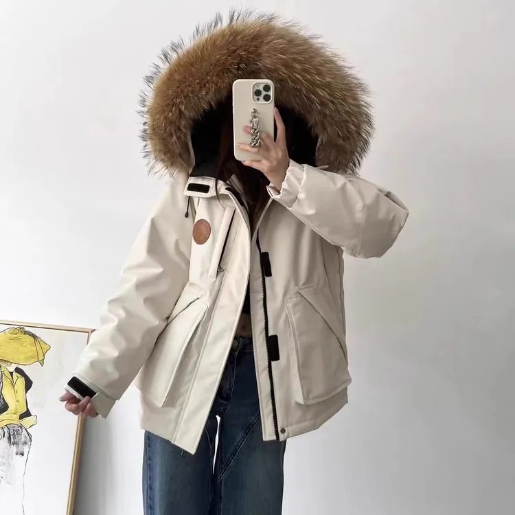 外套上新羽绒服男款女款中长款加厚2024年冬季新款大真万能小外搭