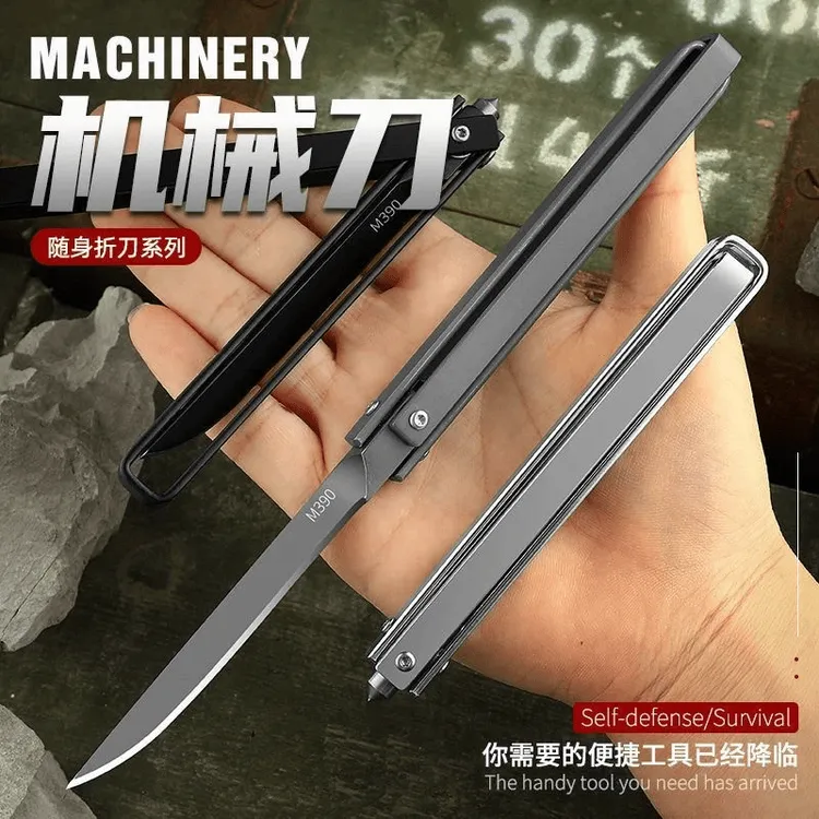 【直播视频同款】精工版 个性旋转变形可折叠刀工具 实用便携高硬度
