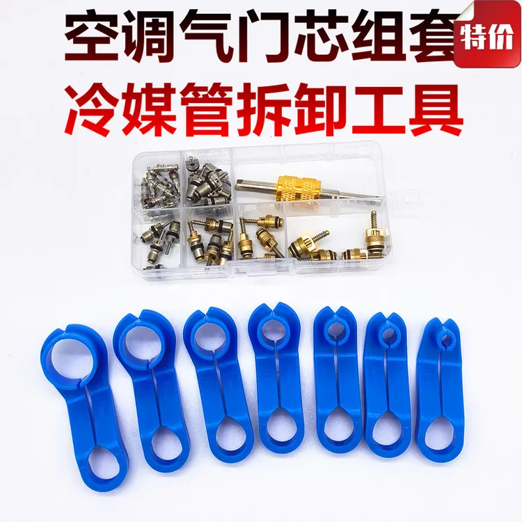 r12现代别克富康雪铁龙r134a汽车空调快排阀空调气门芯两用塑料