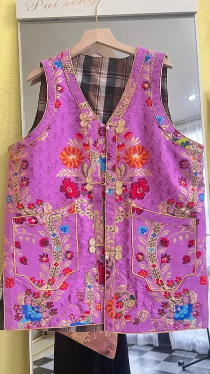 甲色马甲宽松版高级定制