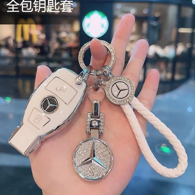 奔驰钥匙套gla200车a180扣b200包c180l/glc260/c200l/G级R级壳GLK
