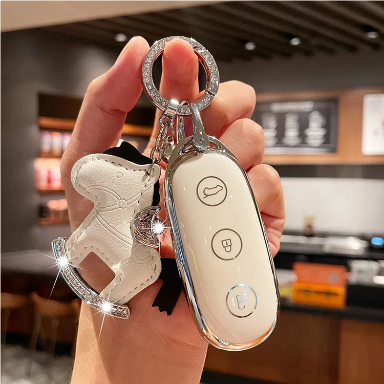 适用于理想L9车钥匙套新L8钥匙包L7理想one高档扣L9MAX保护壳男女