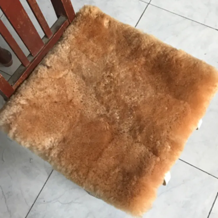 便宜特价处理100%羊毛汽车电脑椅沙发垫套孤品小垫短毛羊剪绒清仓