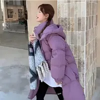 【羽绒服】索尼尔保羅冬季保暖加绒加厚款宽松羽绒外套女装9201[TS]