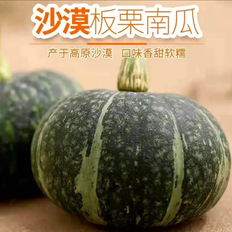 甘肃民勤沙地南瓜带箱8斤装粉糯香甜，产地直发坏瓜包赔