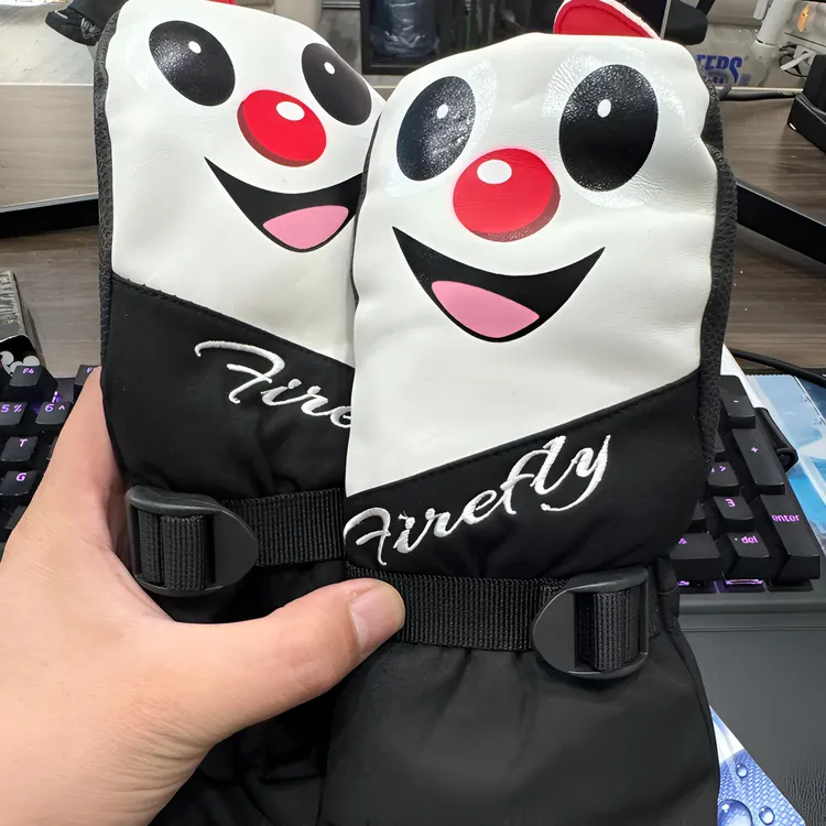 6-14岁儿童防水手套冬季卡通可爱户外滑雪运动男童女童手套保暖