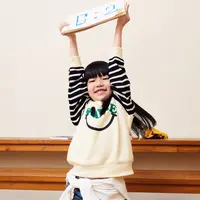 littlemoco童装22秋装新款男女童假两件长袖套头卫衣#KBB3SWST13