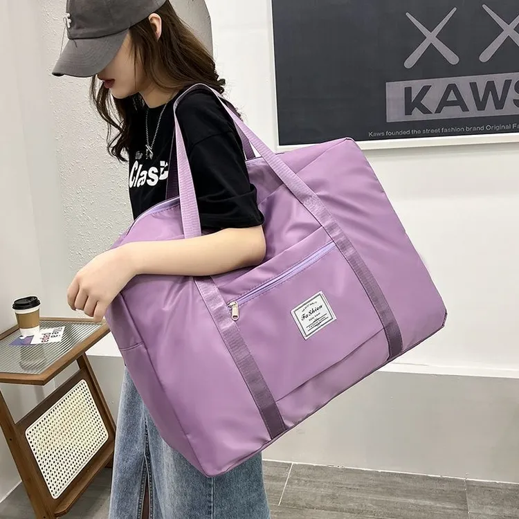 双层加厚旅行包短途旅行可折叠手提包袋子待产包大容量便携搬家