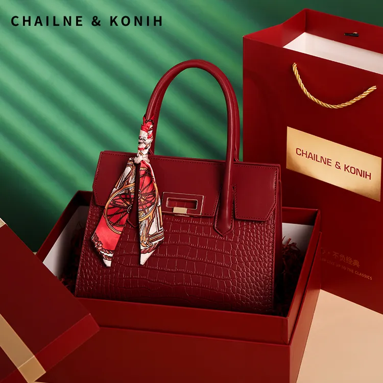 包斜挎包经典手提包轻奢大容量通勤喜婆婆包包母亲节新婚礼物