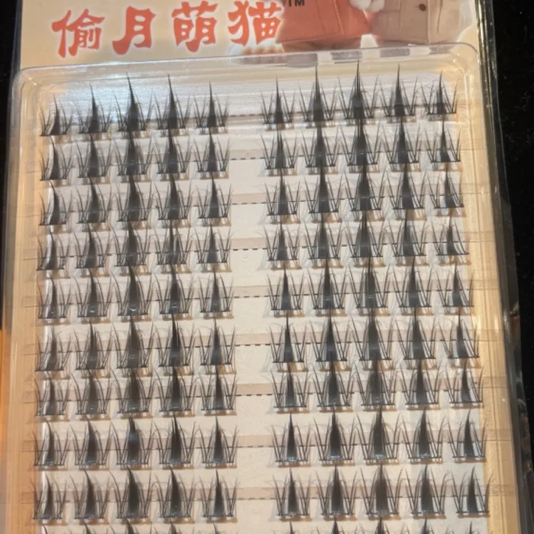 透明梗新手扇形假眼睫毛素颜仿真学生自己嫁接睫毛柔软