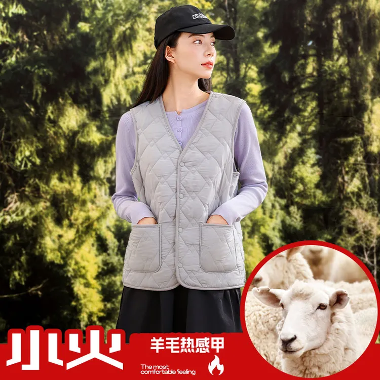 亿美气绒马甲保暖防寒秋冬季女款-E6