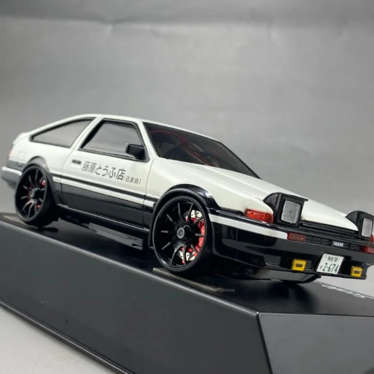 ZERO-Z全新四驱RC遥控蚊车 头文字D AE86 全金属竞速车DZ01漂移车