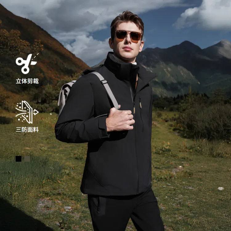 【三防面料+90白鸭绒】劲霸男装冬季夹克抗湿短版羽绒服|IRHR3226