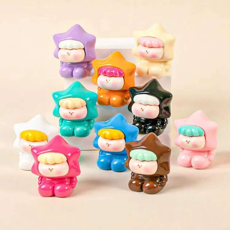 【一整套】实色许愿星莉莉丝创意小摆件家居装饰品摆件手工制作饰品