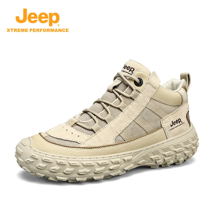 jeep吉普高帮轮胎鞋2023秋季新款休闲鞋中帮工装马丁靴P341591233