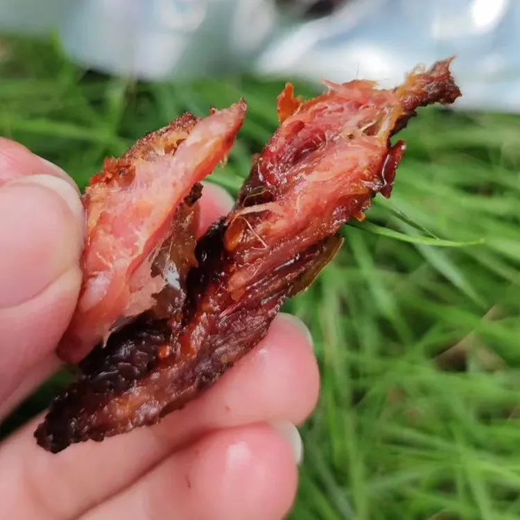 云南普洱特产香茅草麻辣猪干巴开袋即食200克真空包装顺丰包邮