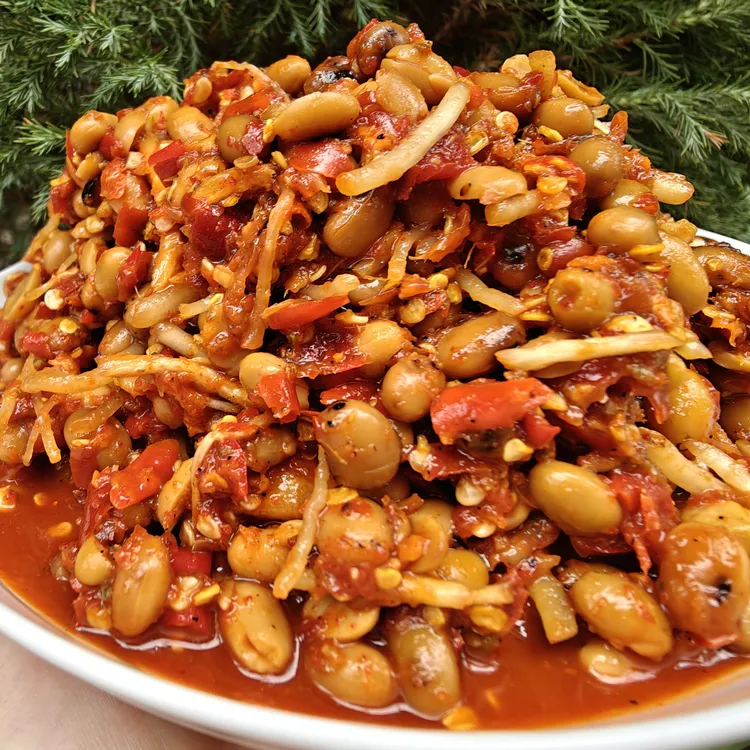 云南特产菜根豆豉酱酸甜辣下饭菜700克/1000克顺丰包邮