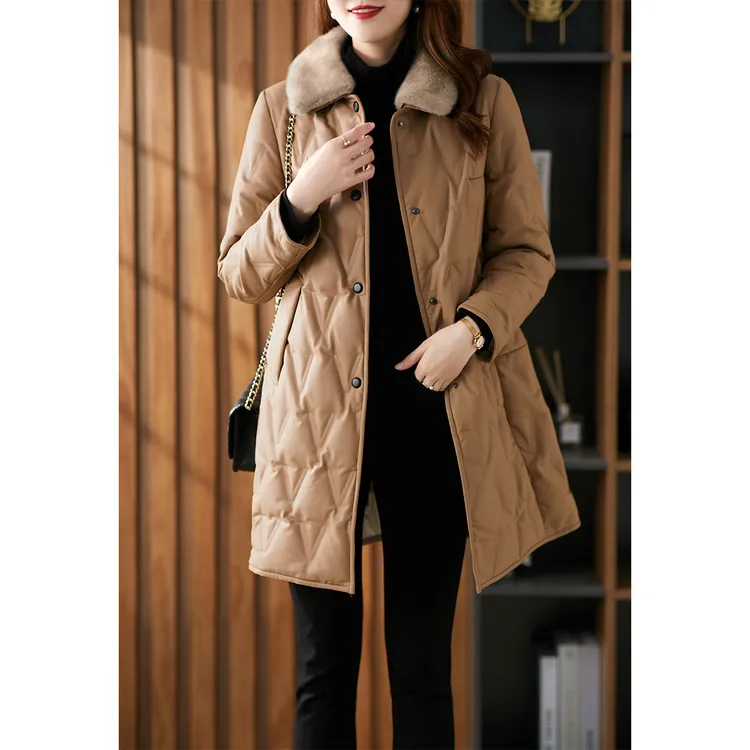 原形轻薄羽绒服小个子秋冬新款时尚白鸭绒修身保暖外套83865