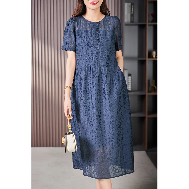 原形2025夏季新款设计感韩版减龄显瘦连衣裙600055