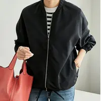 原形秋季小个子时尚短款外套韩版宽松设计感百搭休闲U76586