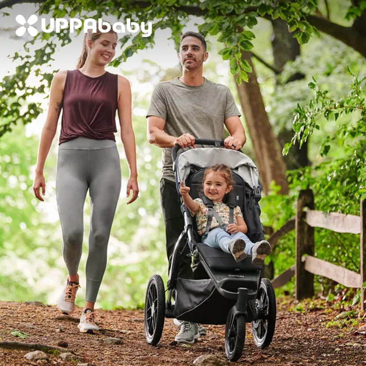 UPPAbabyRidge高景观可折叠三轮多地形推行跑步婴儿车